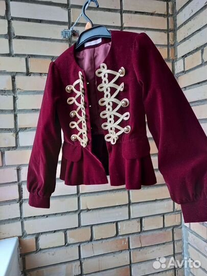 Пиджак для девочки 122