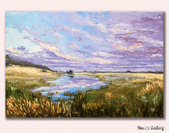 Картина маслом на холсте 30 х 45