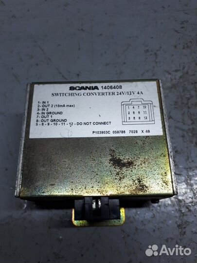 Преобразователь напряжения scania 4-series 124 (01