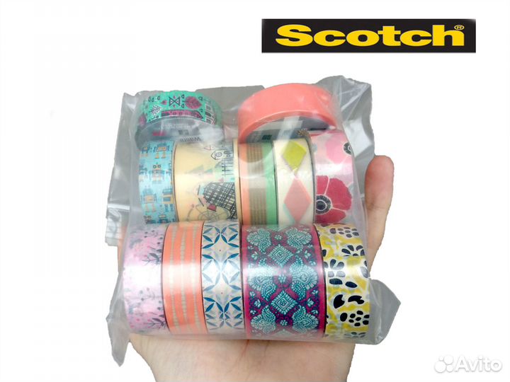 Washi Scoth для декорирования / скрапбукинга
