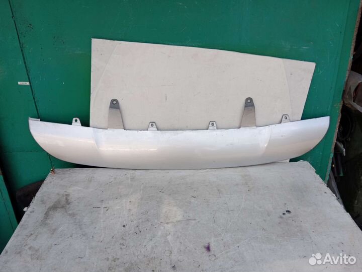 Накладка заднего бампера kia rio x-line