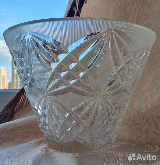 Хрустальная ваза, салатница