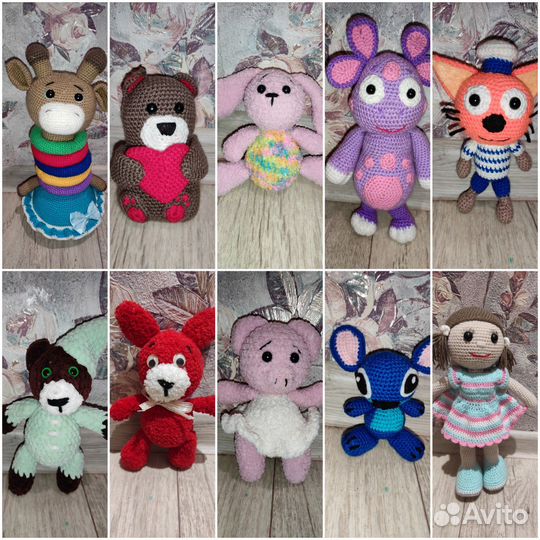 Вязаные детские игрушки ручная работа