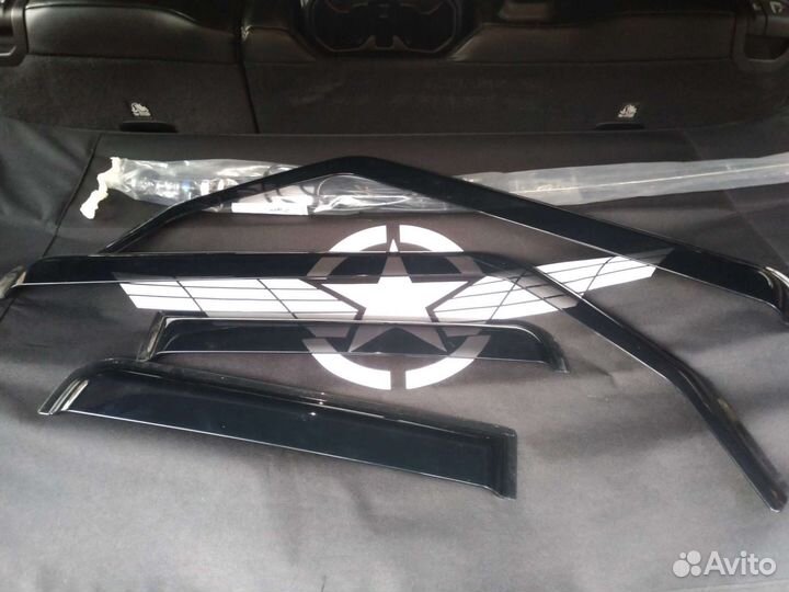 Ветровики дефлекторы окон jeep wrangler jl 5d