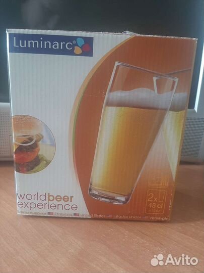 Бокалы для шампанского и напитков новые