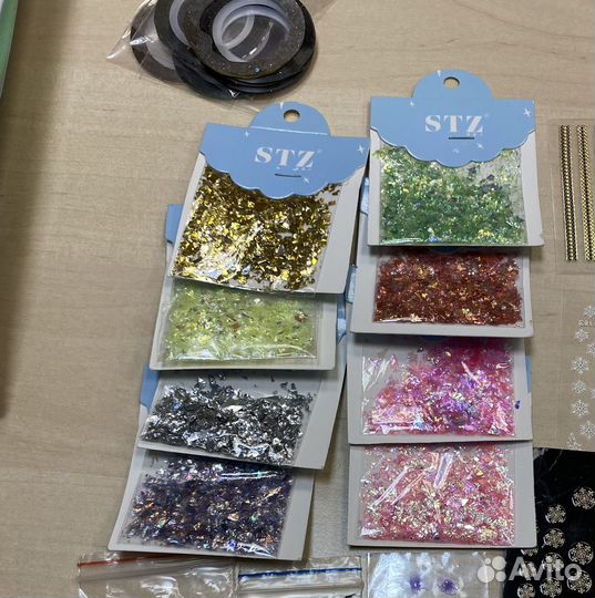 Декор для ногтей / блестки/ поталь для дизайна