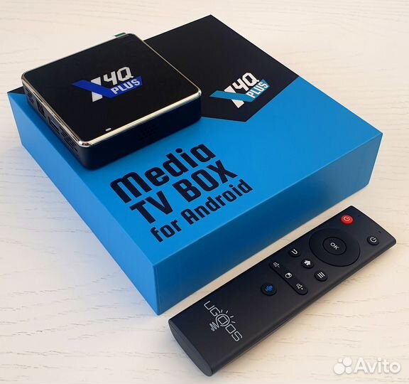 Тв приставка UgoosX4Q Plus 4/64Gb. SMART tv