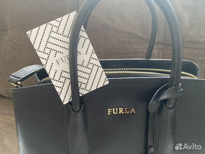 Сумка furla оригинал новая черная