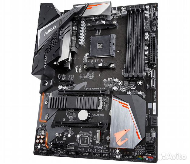 Материнская плата Gigabyte am4 b450 aorus elite