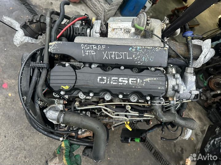 Двигатель Opel astra F 1996 1.7TD X17DTL