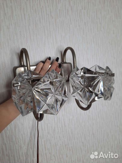 Хрустальное бра СССР