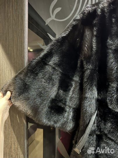 Шуба норка поперечка 42-44