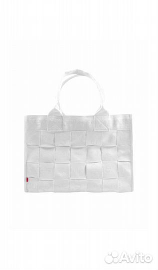 Supreme large woven tote bag