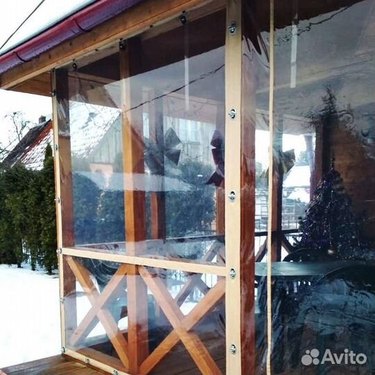 Мягкие окна для террас и беседок под ключ