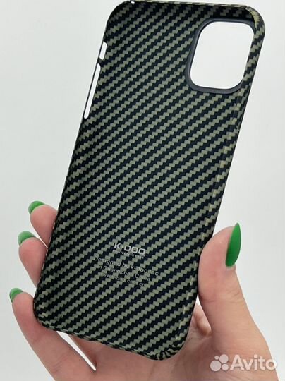 Чехол kevlar на iPhone 11 K-Doo+стекло в подарок