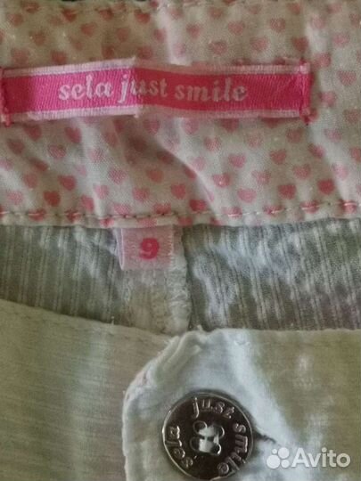 Летние брюки для девочки 128