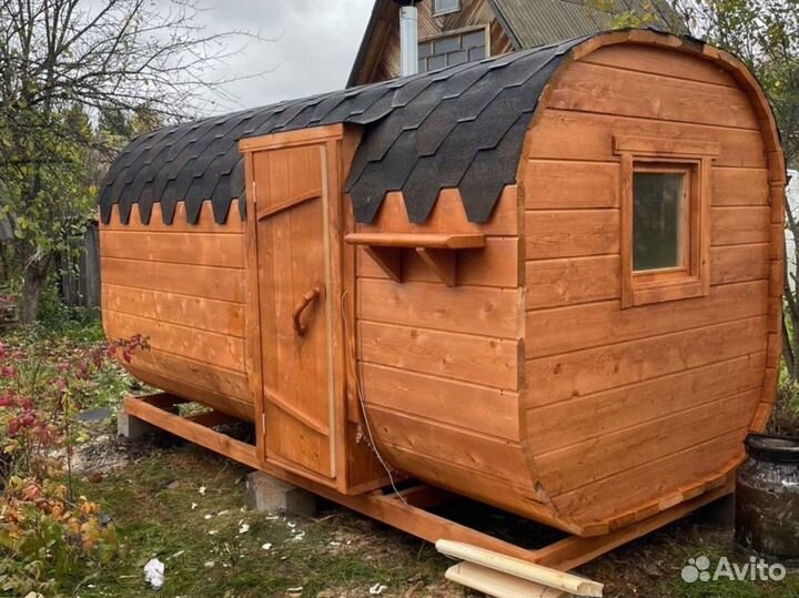 Бани-бочки квадро с доставкой