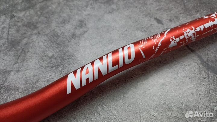 Руль алюминиевый 780*31,8 подрезается новый легкий