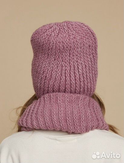 Комплект шапка+снуд
