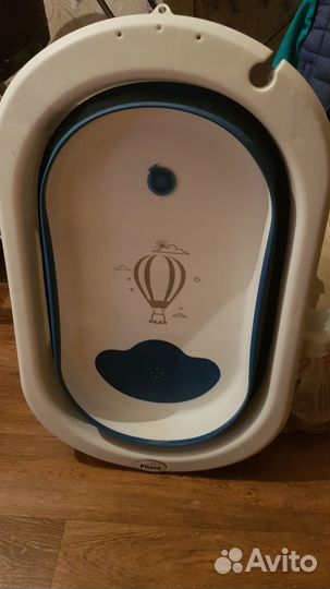 Детская ванночка складная резиновая