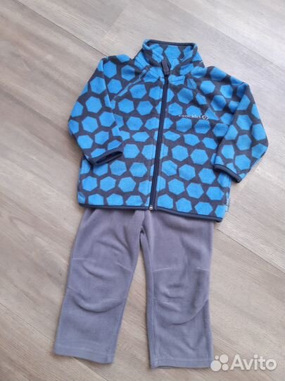 Флисовый костюм детский. Crockid. Размер 86