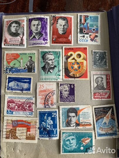 Коллекция почтовых марок СССР и не только