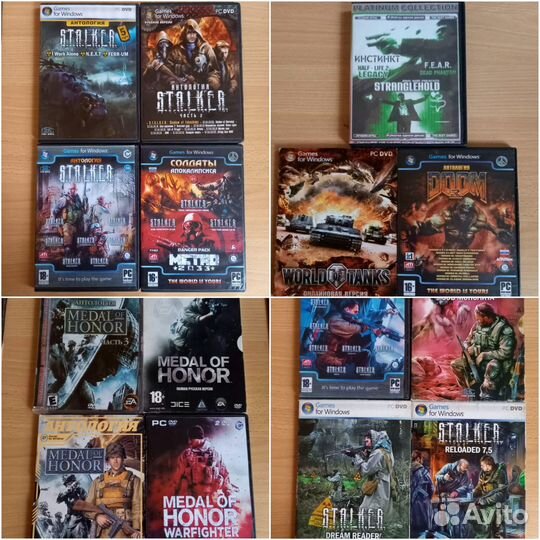 Компьютерные игры на дисках для пк
