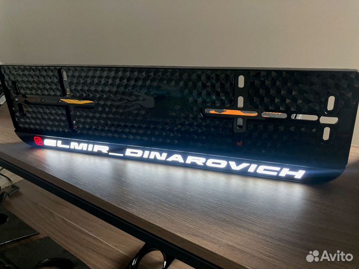 Рамка номера с подсветкой