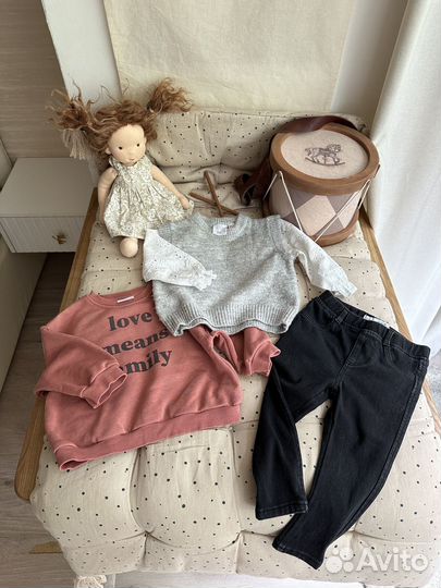 Красивая одежда для девочки 80-86 zara