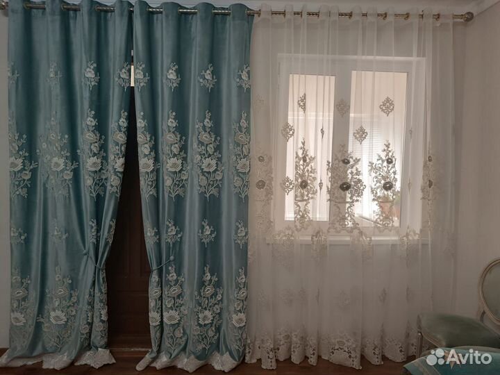 Занавески шторы тюль бу