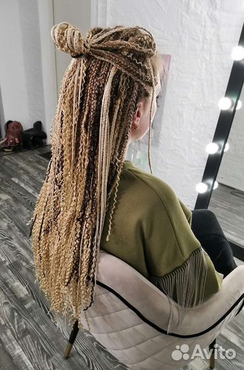 Плетение афрокос