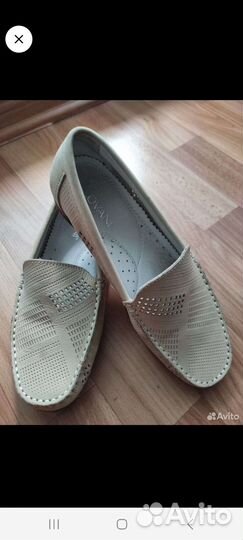 Мокасины женские 34 размер.натуральная кожа