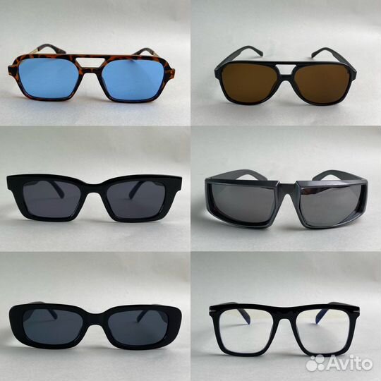 Очки имиджевые в стиле Balenciaga, Prada