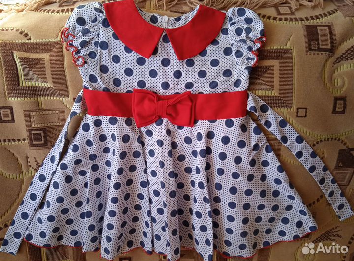 Платье для девочки 86-92/98