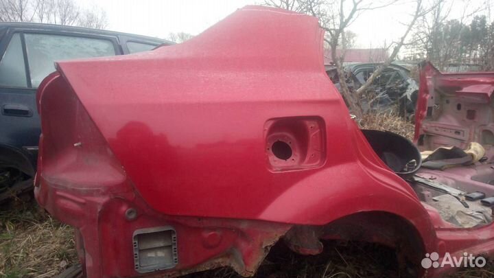 Крыло, четверть задняя правая шевроле авео Т250