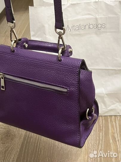 Сумка натуральная кожа бу италия