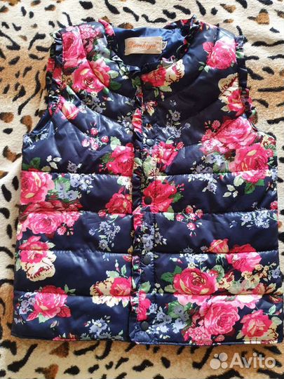 Жилетка на девочку 6-7-8 лет