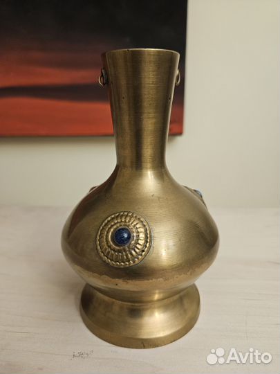 Ваза латунь