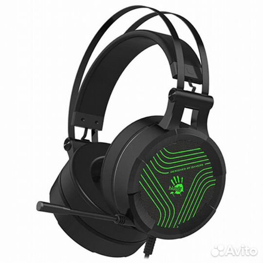 Наушники с микрофоном A4Tech Bloody G530S черные/з