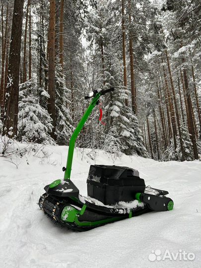 Мотосноуборд мощный 8 л.с