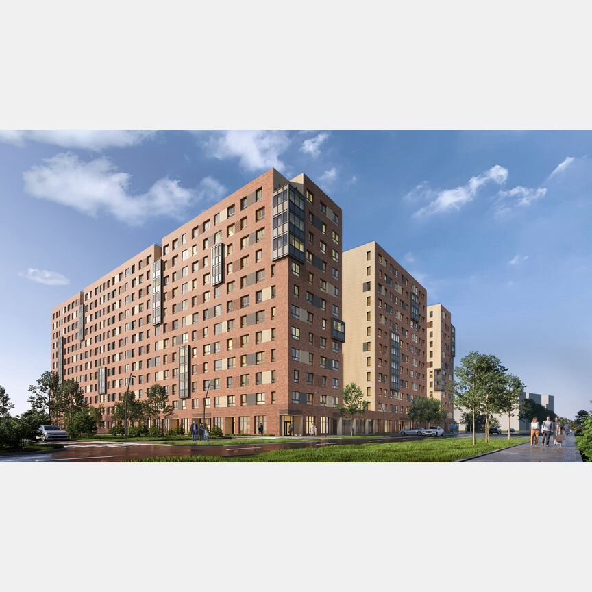 2-к. квартира, 58,3 м², 5/12 эт.