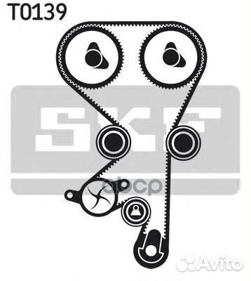 Vkma 05156 Комплект ремня грм opel/GM 1.4-1.8 V