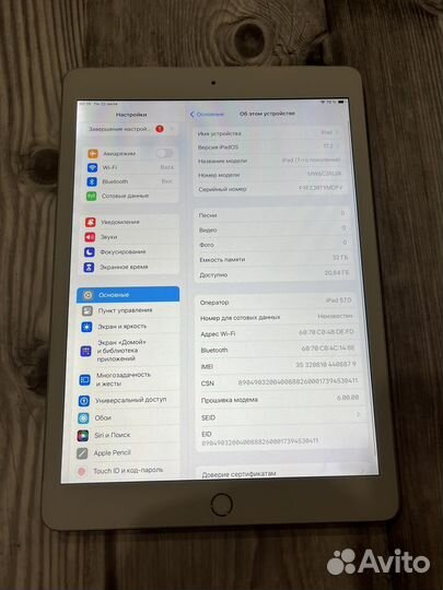 iPad 2019 LTE (с Сим) 32GB