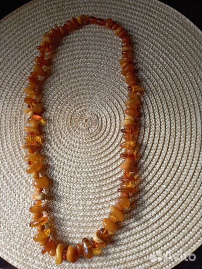 Янтарные бусы СССР