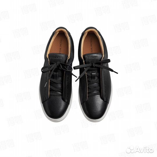 Мужские кожаные кеды 42