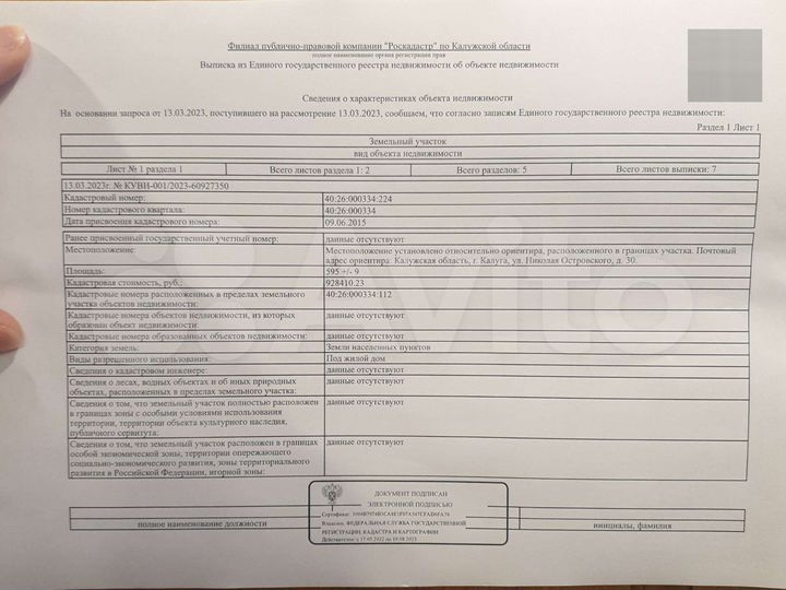 Участок 6 сот. (ИЖС)