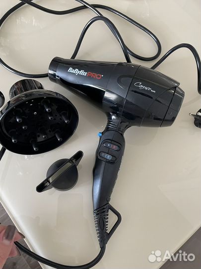 Фен babyliss pro caruso ionic