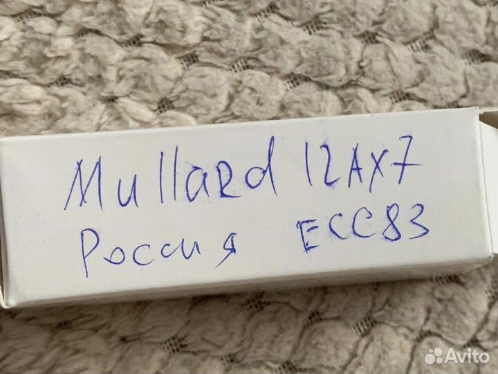 Лампа 12AX7 ECC’83 Mullard