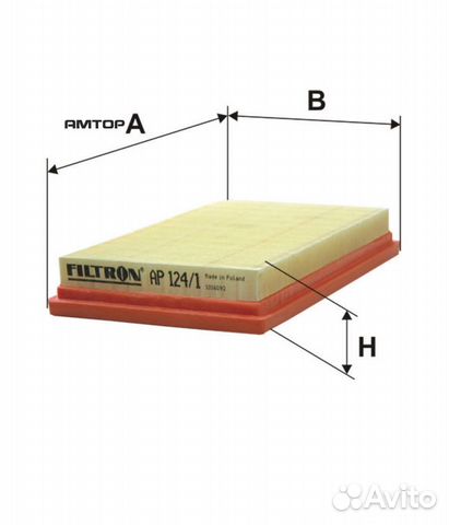 Filtron AP124/1 Фильтр воздушный