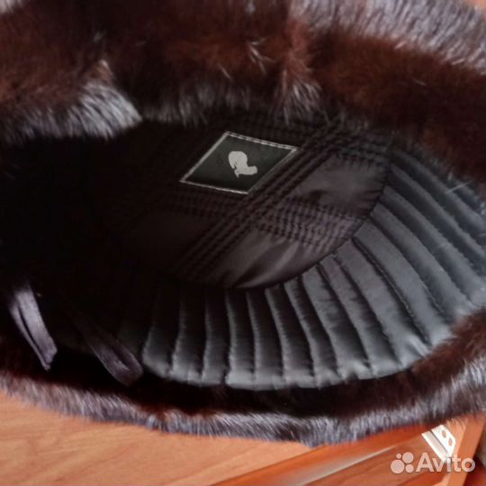Норковая шапка мужская новая